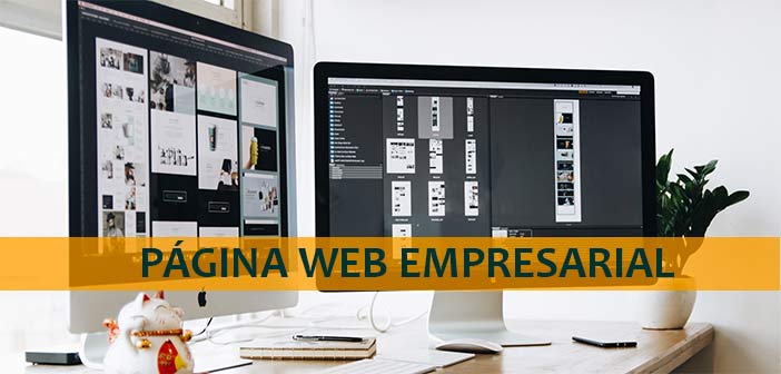 sitio web empresarial